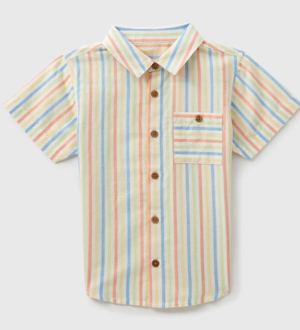 Short-sleeved striped Shirt