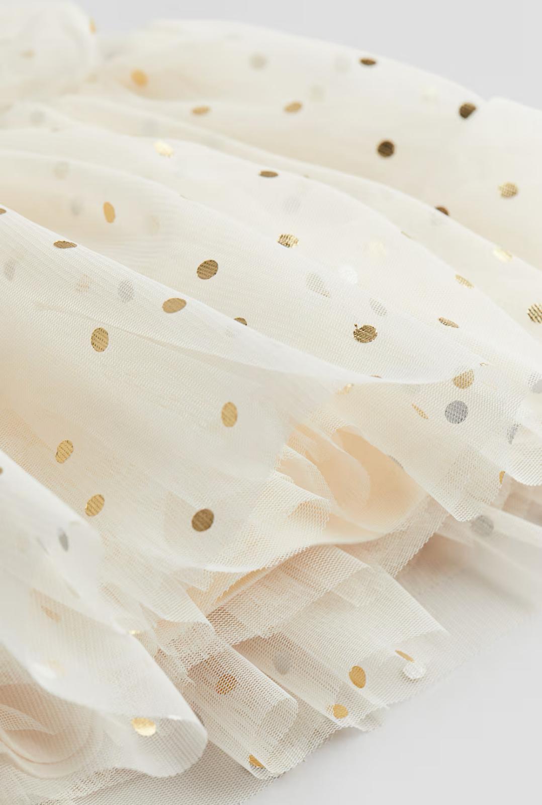 Patterned Tulle dress