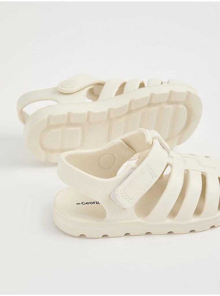 White Fisherman Sandals