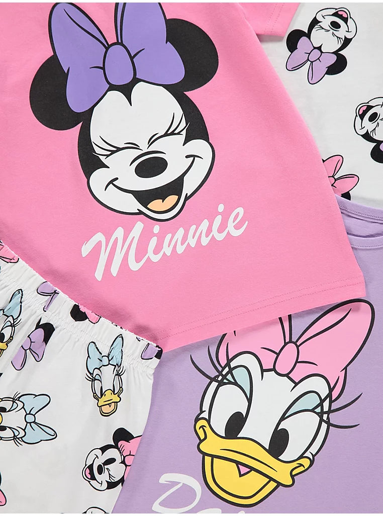 Disney Minnie and Daisy Short Pyjamas 3 Pack
