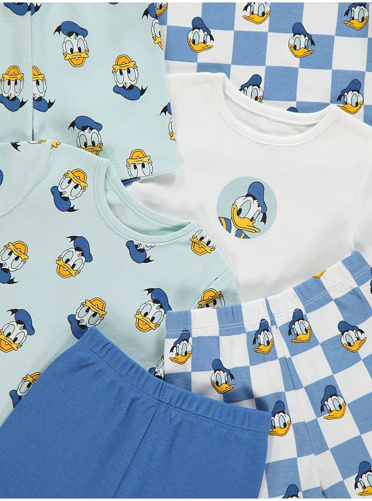 Disney Donald Duck Short Pyjamas 3 Pack