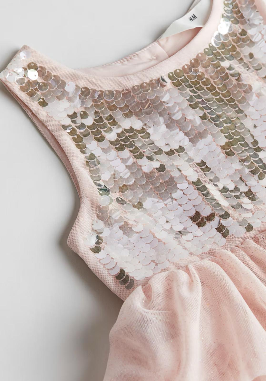 Sequined Tulle Dress