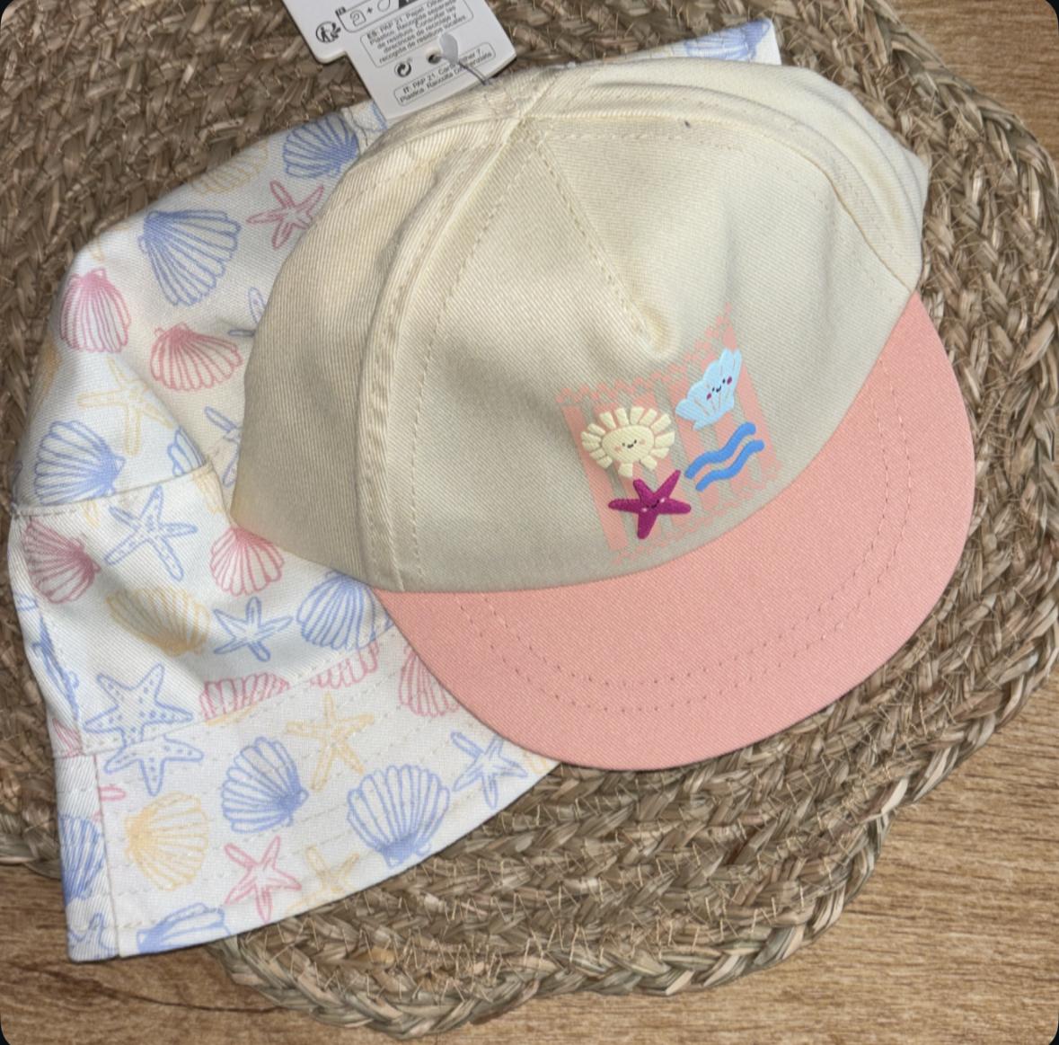 2 Pack Seashell Hats