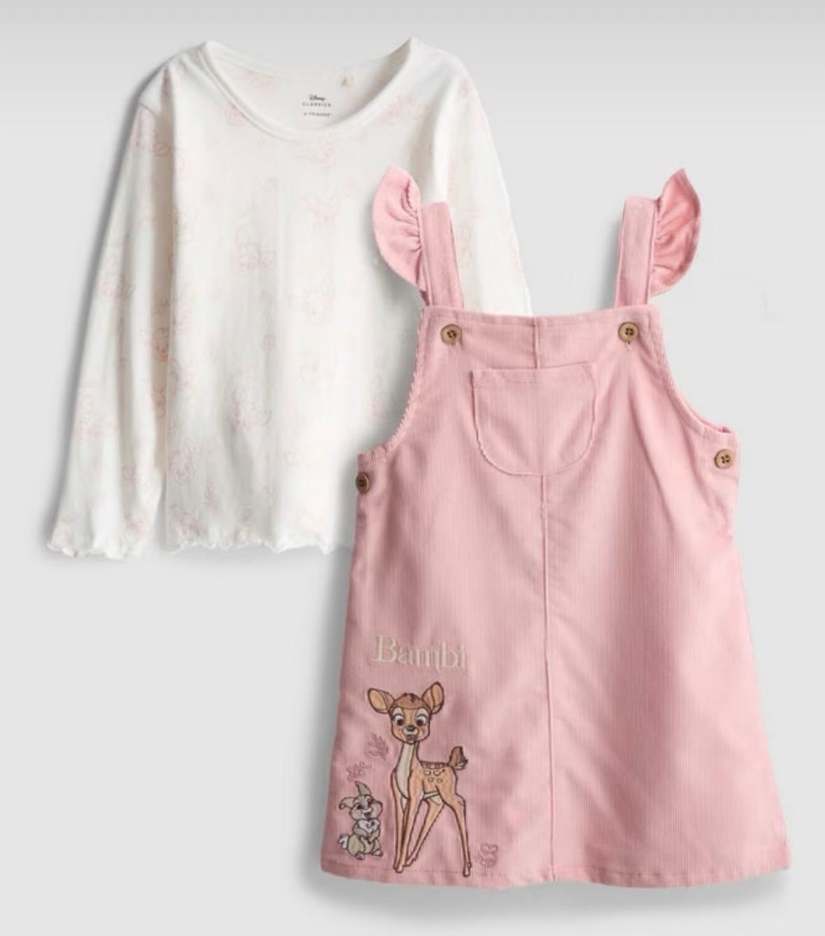 Bambi 2 Piece Dungaree Dress