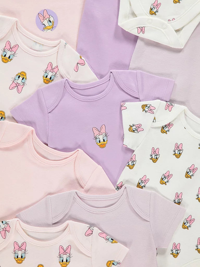 Disney Daisy Duck Bodysuits 10 Pack