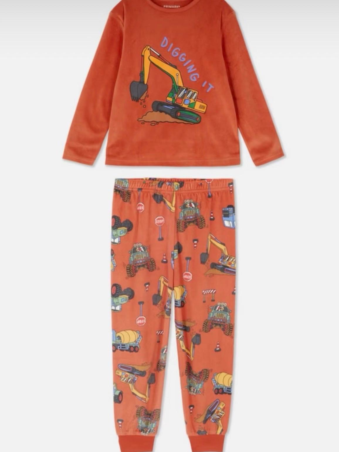 Diggers Velour Pyjama