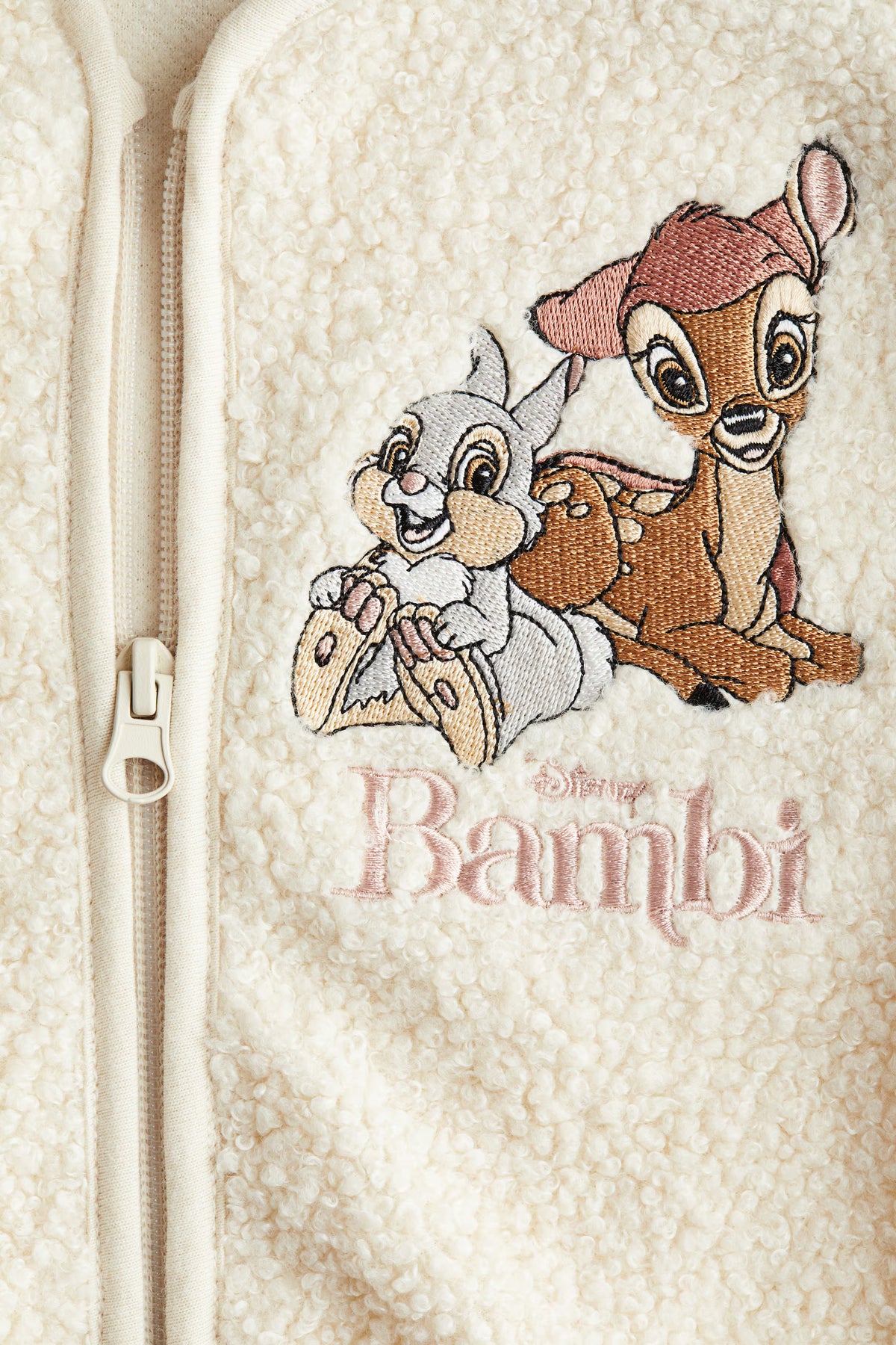 Teddy zip-through cardigan