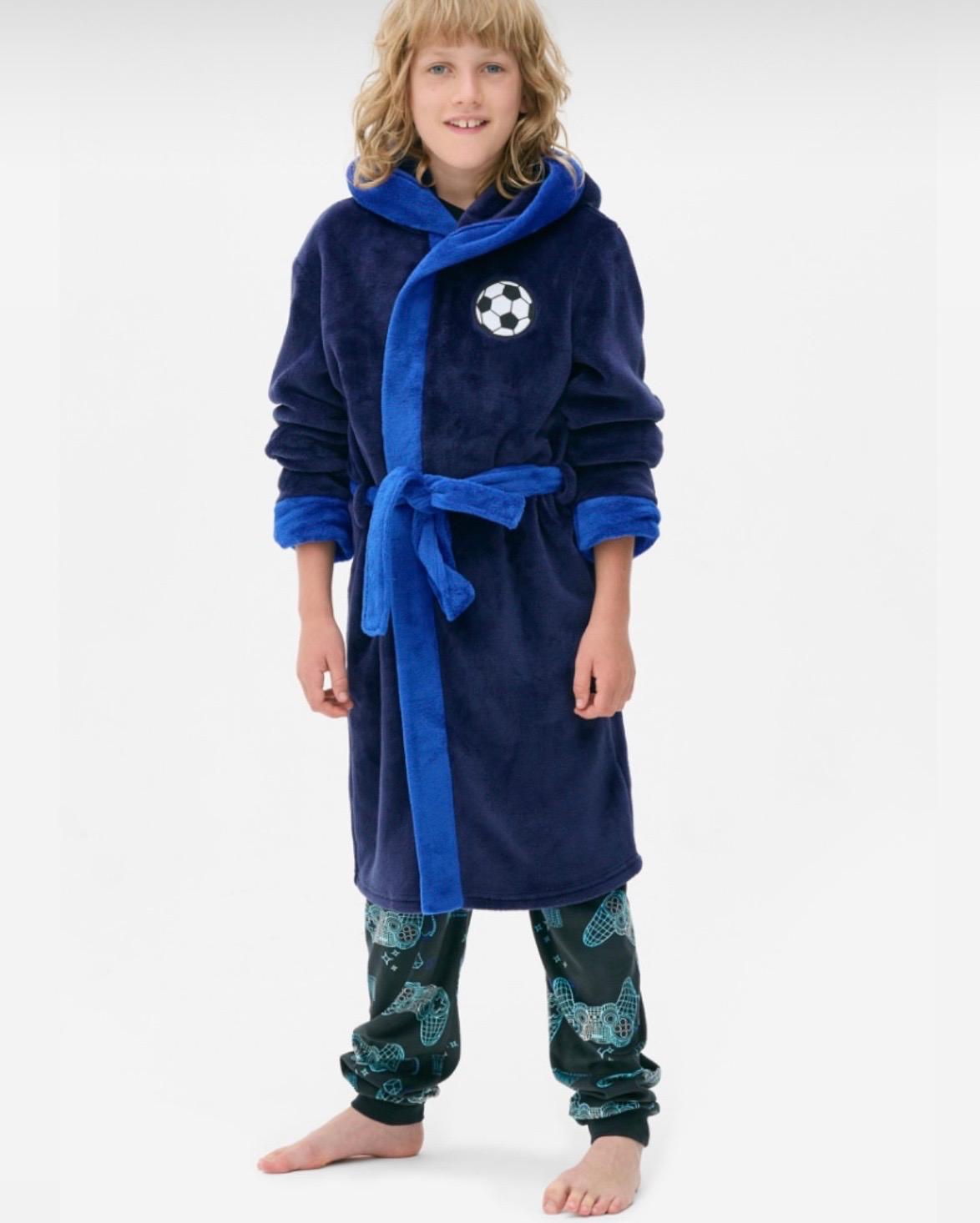 Football Fleece Dressing Gown