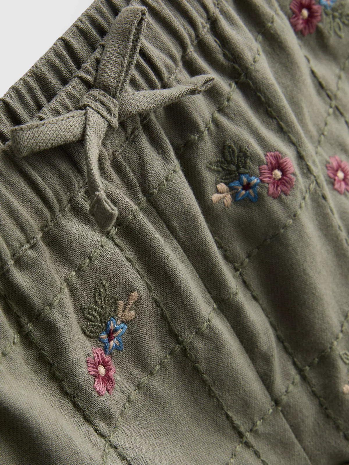 The Edit Floral Embroidered Blouse and Trousers Set