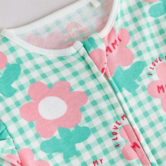 Mummy 2 way Zip Sleepsuit