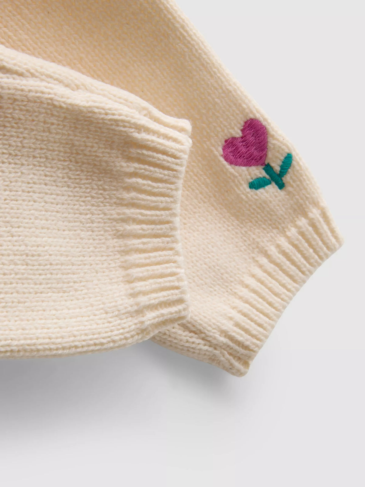 Pure Cotton Embroidered Cardigan and Leggings Set