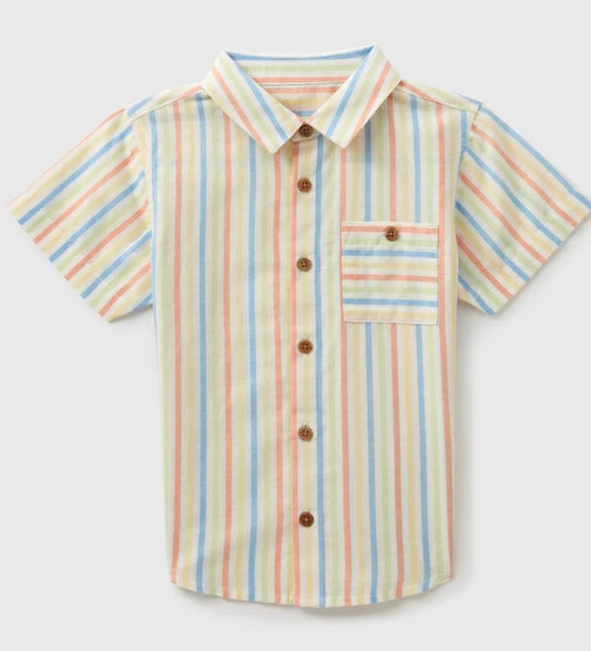 Short-sleeved striped Shirt