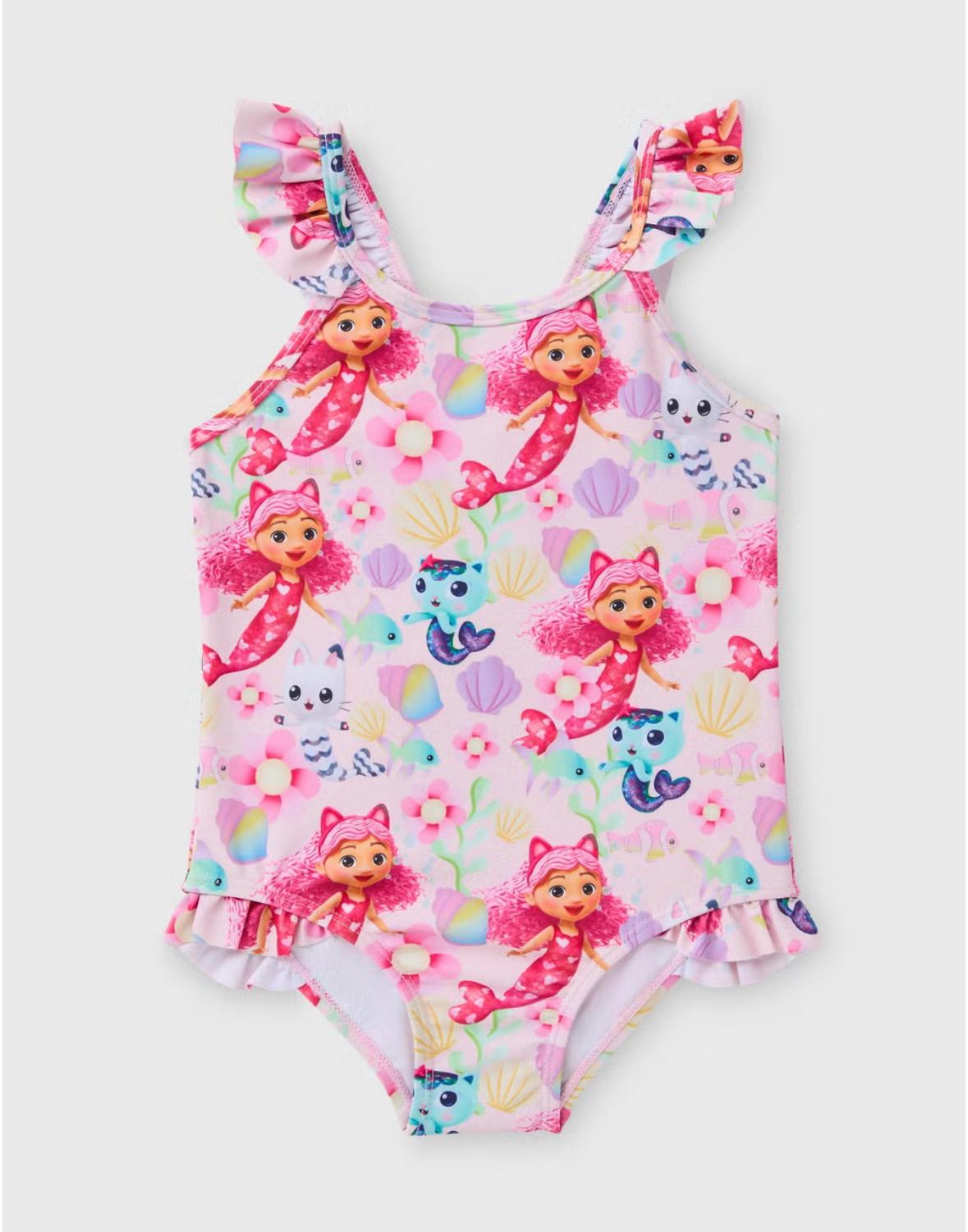 Gabby's Dollhouse Pink Swimsuit