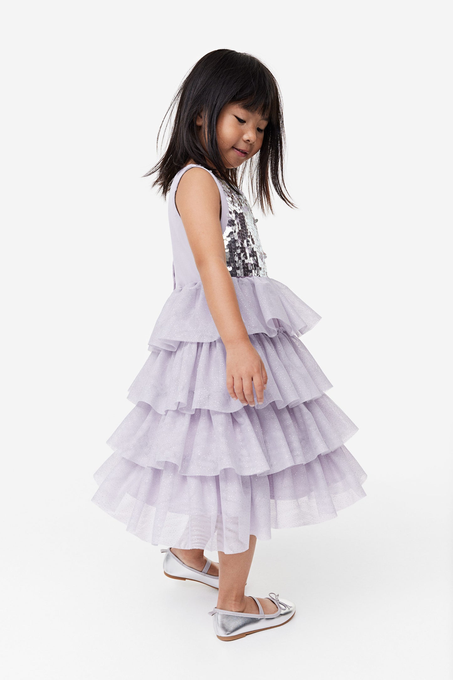 Sequined Tulle Dress