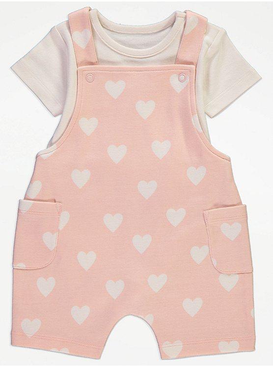 Heart Dungarees