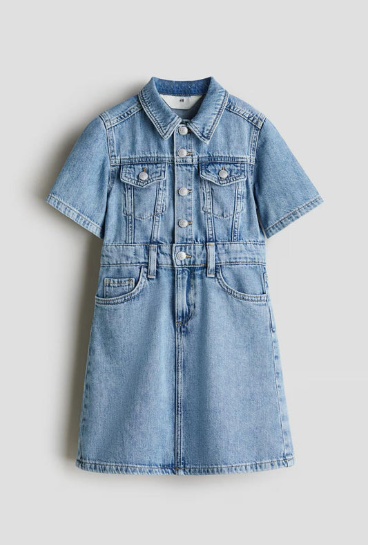 Cotton Denim Dress