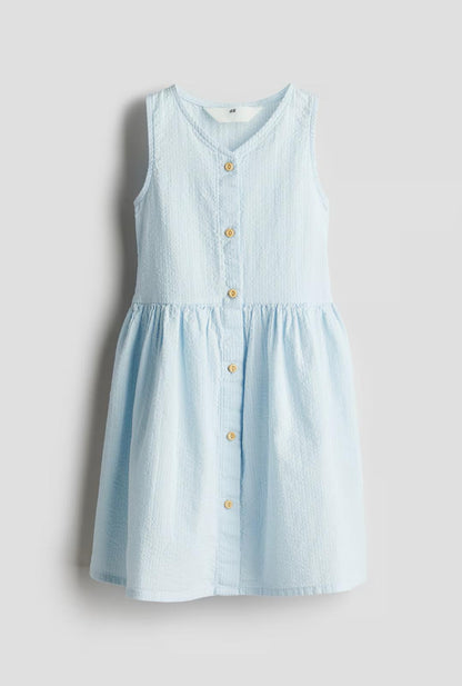 Blue Cotton Dress