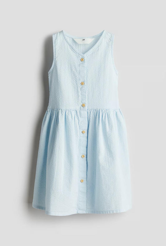 Blue Cotton Dress