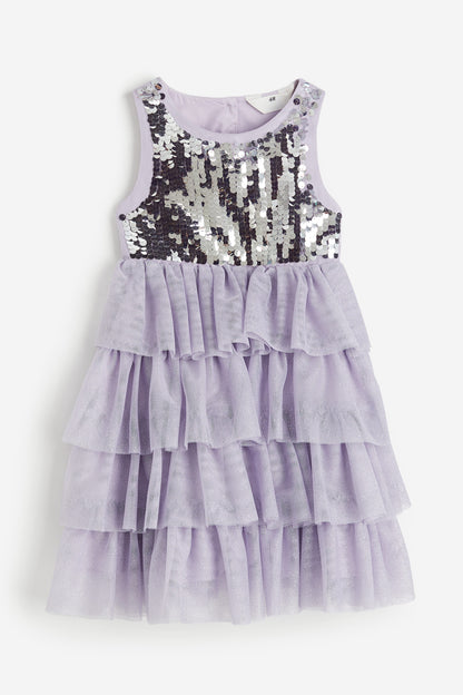 Sequined Tulle Dress