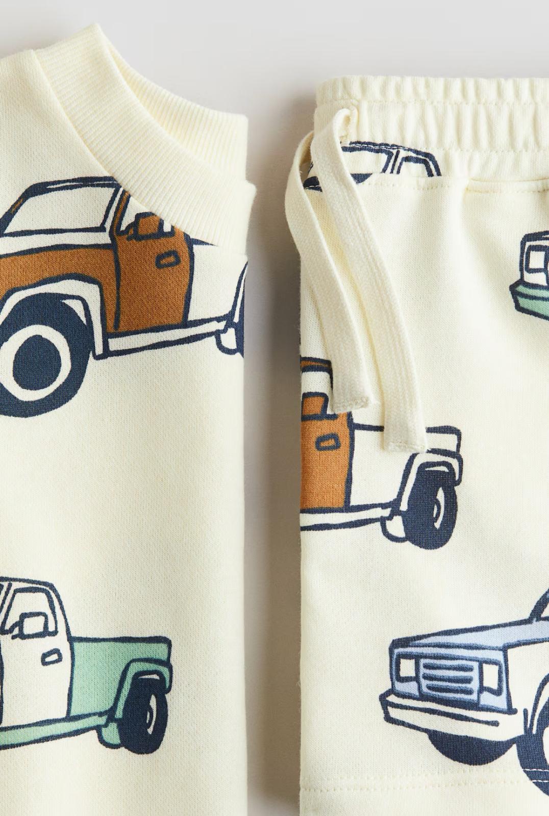 2 Piece Printed Sweatshirt Set