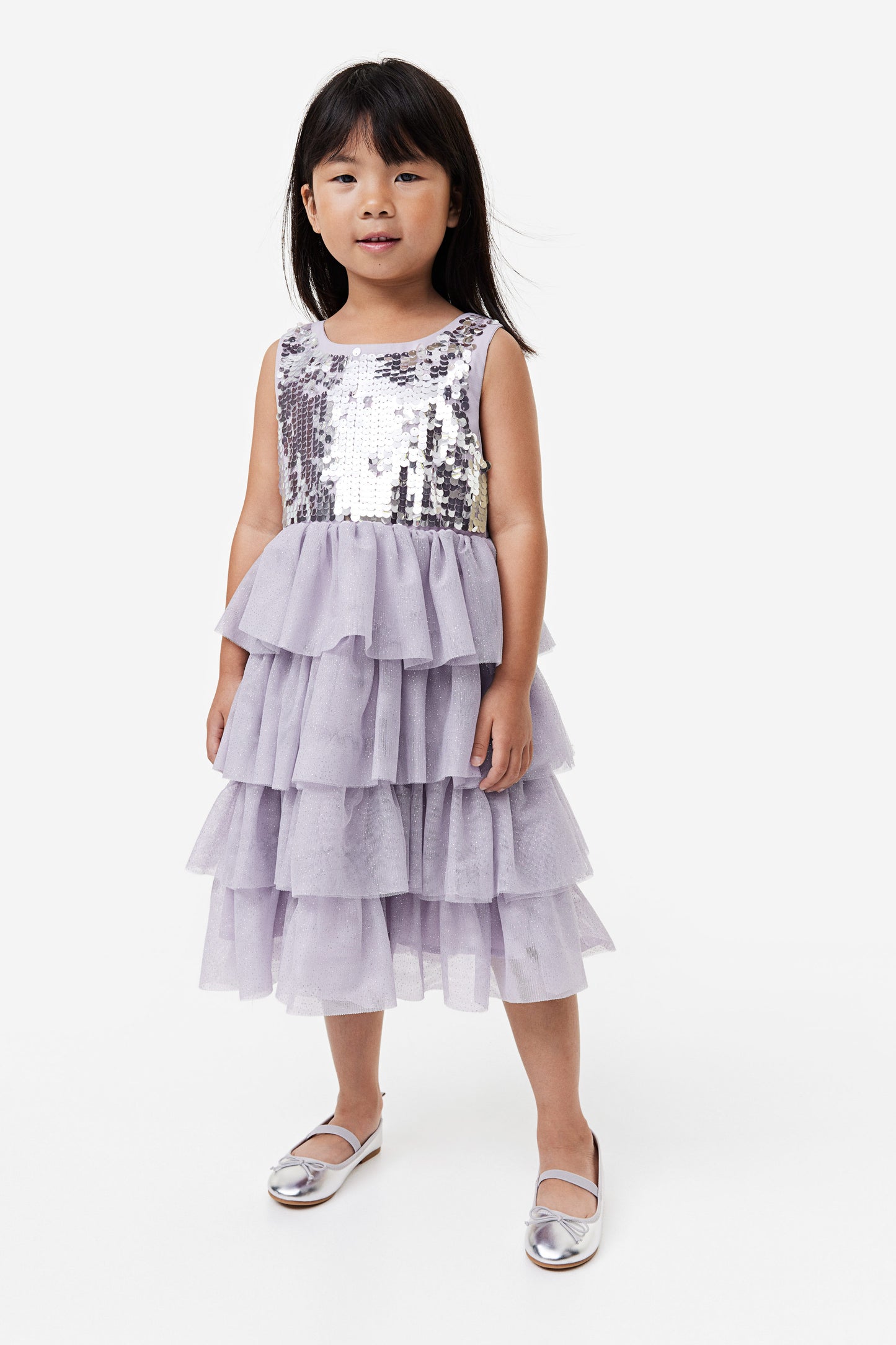 Sequined Tulle Dress