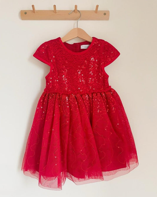 Sequined Tulle Dress
