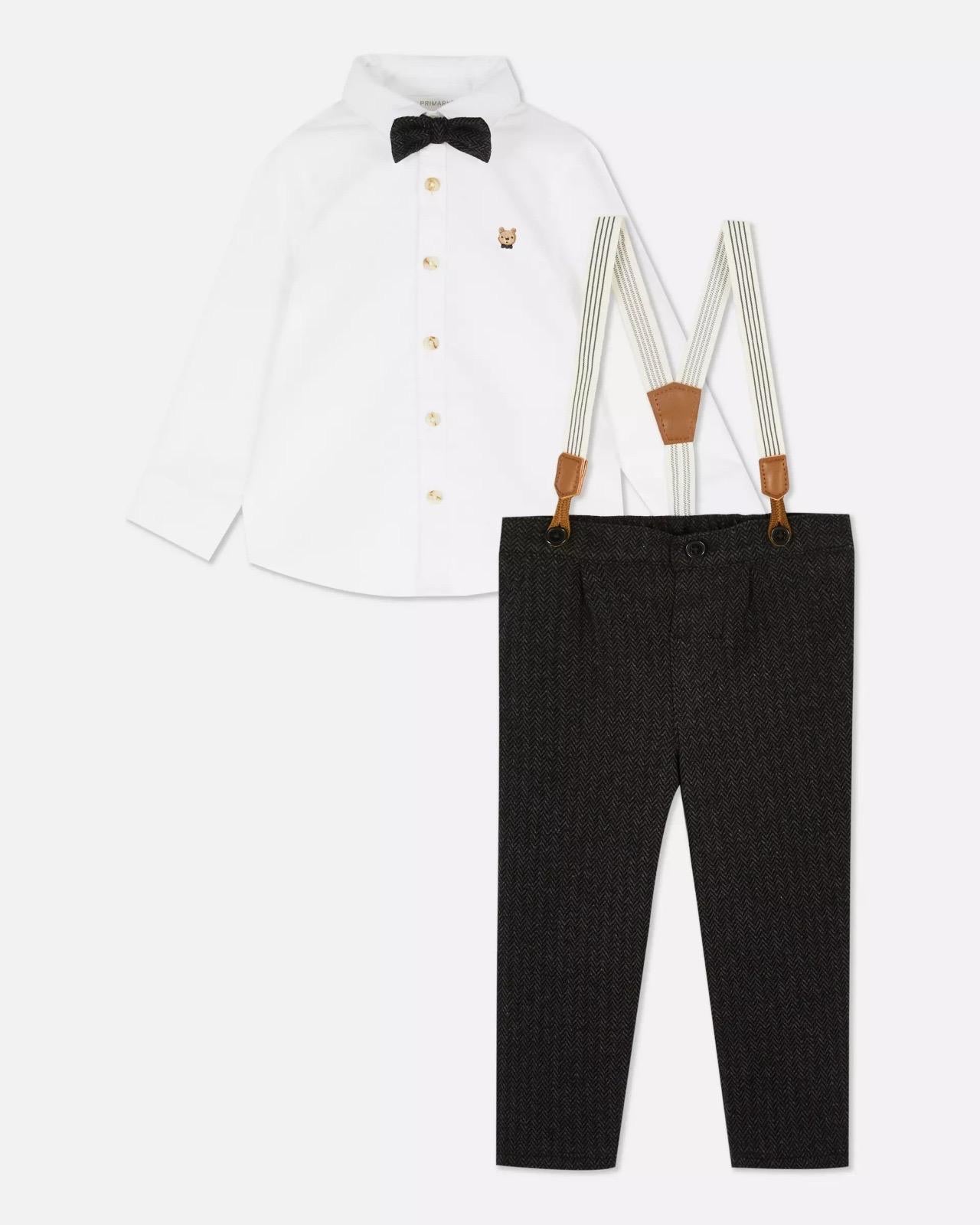 Shirt, Trousers, braces and Bow Tie Set