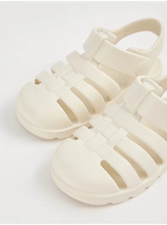 White Fisherman Sandals