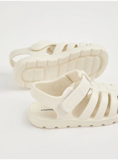 White Fisherman Sandals