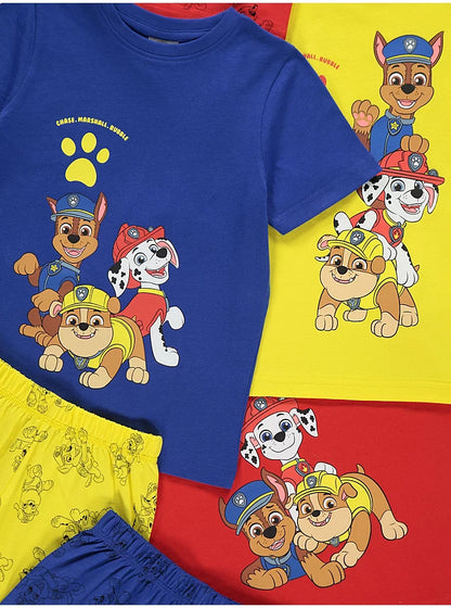 PAW Patrol Team Short Pyjamas 3 Pack