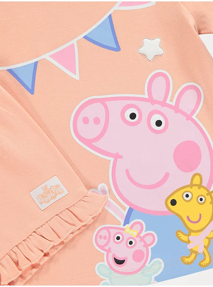 Peppa Pig Frill Sleeve Short Pyjamas