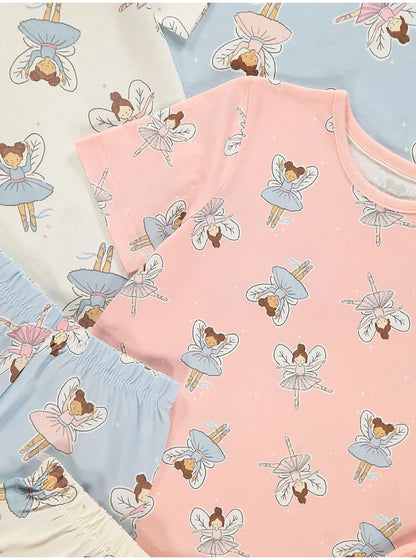 3 Pk Fairy Shorts Pyjamas