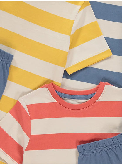 Striped Short Pyjamas 3 Pack