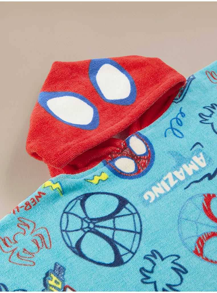 Marvel Spider-Man Spidey & Friends Cotton Poncho
