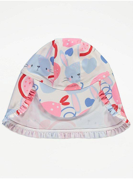 Pastel Bunny Rash Vest Shorts Keppi Hat
