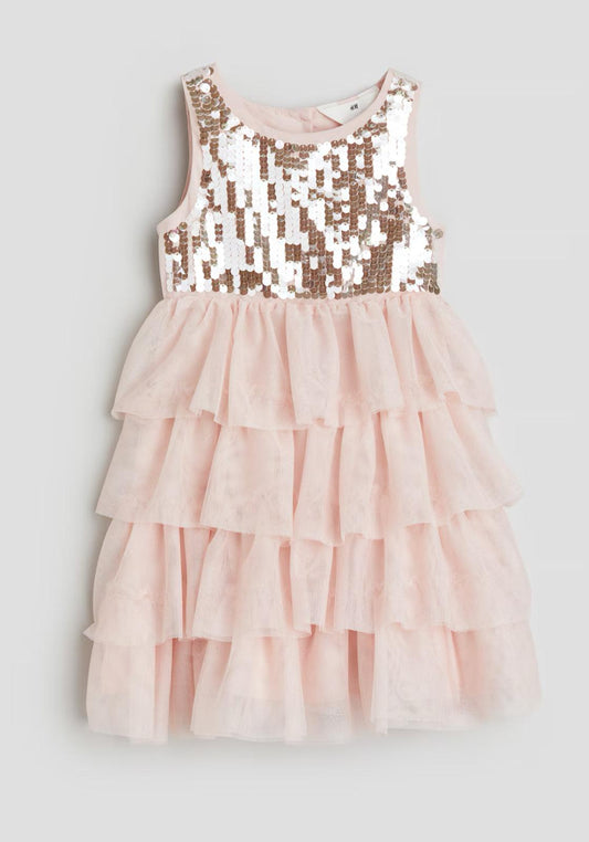 Sequined Tulle Dress