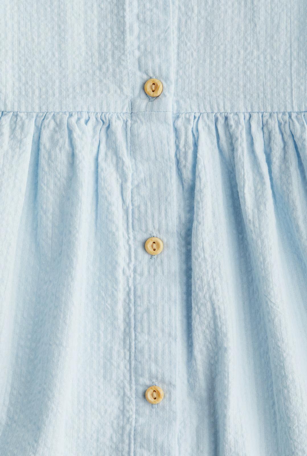 Blue Cotton Dress