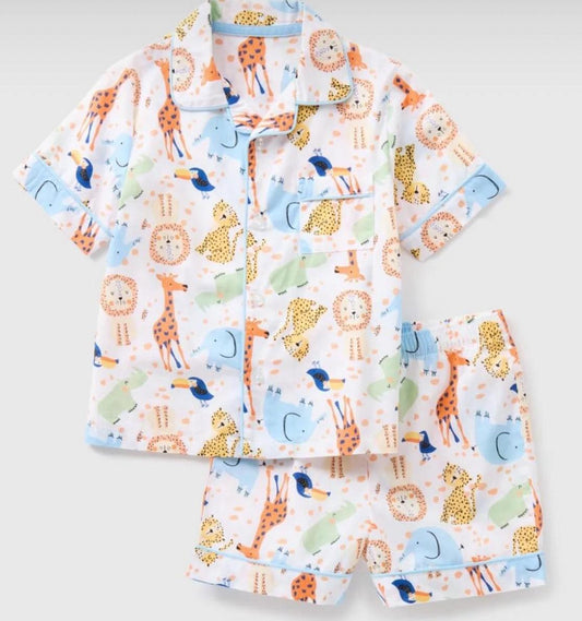 Animals Shirt and Shorts pyjama
