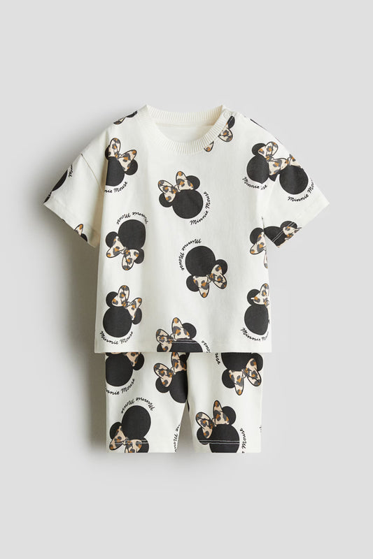 Minnie Mouse 2-piece printed cotton set