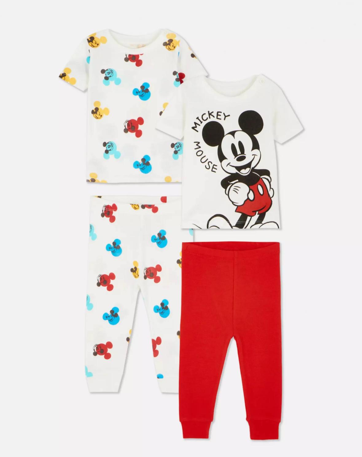 Mickey Mouse 2 Pk Pyjamas