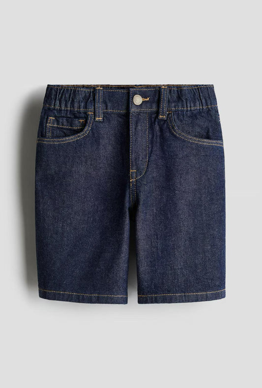 Loose Fit Denim Shorts
