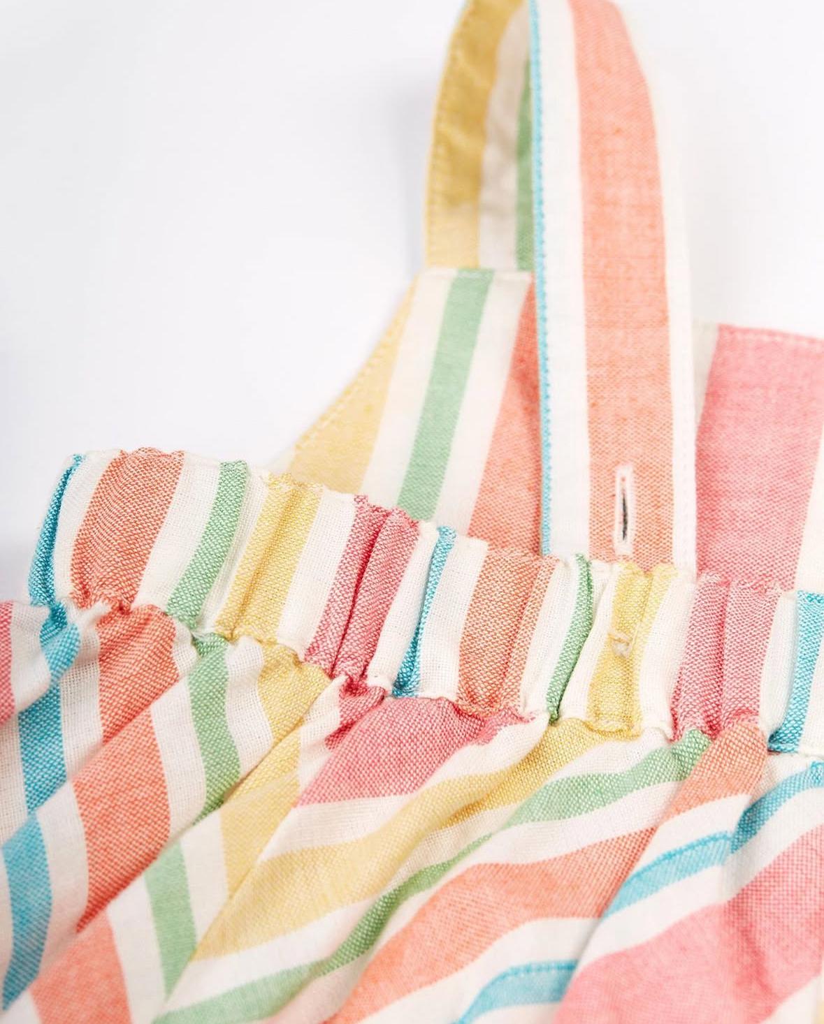 Multicolored Striped Dress