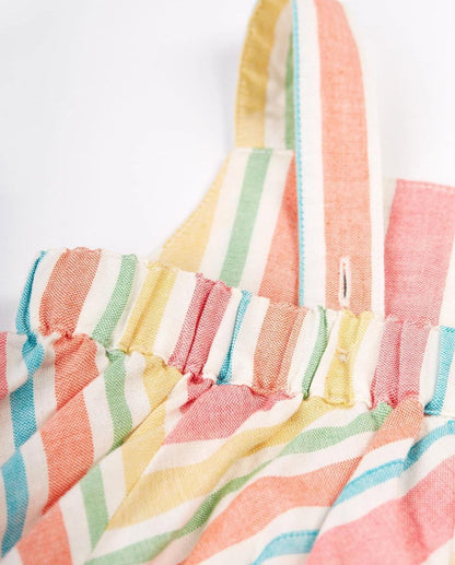 Multicolored Striped Dress