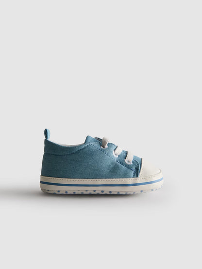 Denim Low-Top Trainers