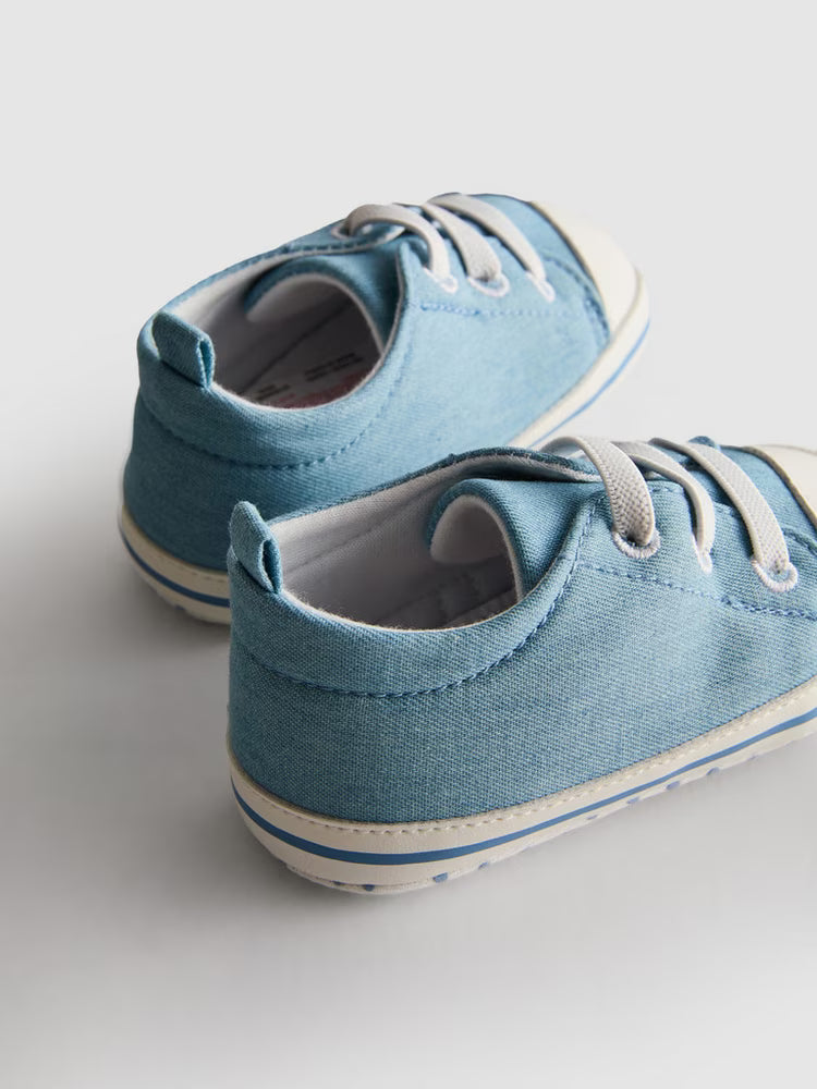 Denim Low-Top Trainers