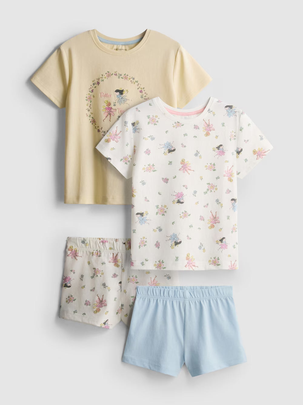 2pk Fairy Graphic Short Pyjamas