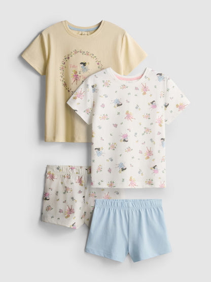 2pk Fairy Graphic Short Pyjamas