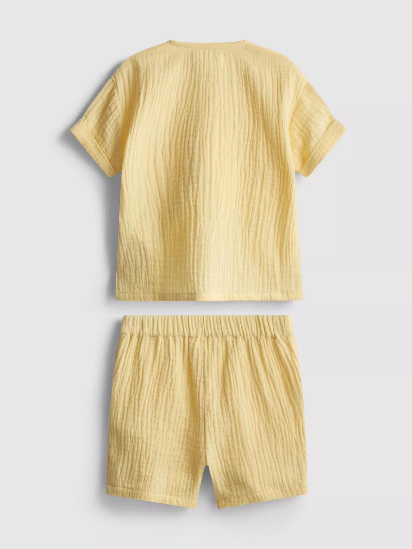 Cheesecloth Shirt and Shorts Set