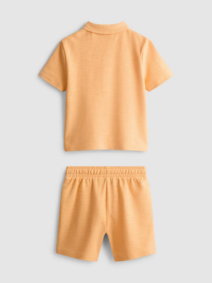 Polo Shirt and Shorts Set