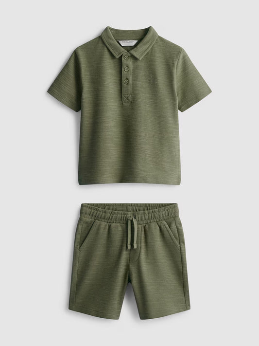 Polo Shirt and Shorts Set